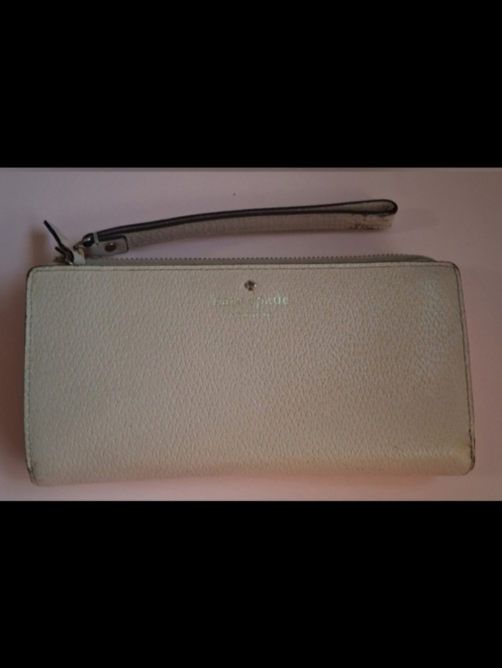 Kate Spade Staci Pastel Pink Long 2 Pocket Zip Around Clutch Wallet Wristlet Bag